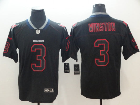 Men's Tampa Bay Buccaneers #3 Jameis Winston Black Game jersey