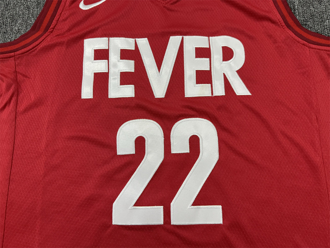 Men's Indiana Fever Caitlin Clark #22 Red Basketball Jersey
