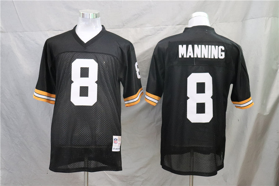 Men's New Orleans Saints Archie Manning Mitchell & Ness Black Legacy Replica jersey