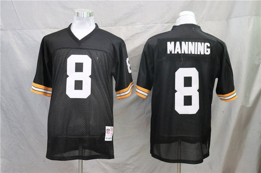Men's New Orleans Saints Archie Manning Mitchell & Ness Black Legacy Replica jersey
