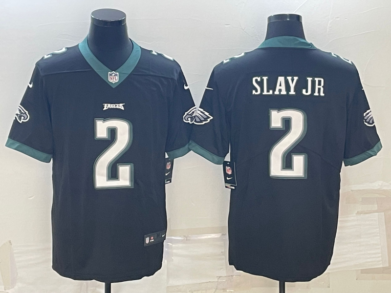 Men's Philadelphia Eagles Darius Slay Jr. #2 Black Game jersey