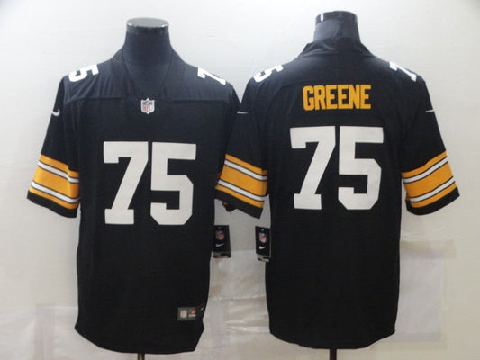 Men's Pittsburgh Steelers Joe Greene #75 Black Player Game jersey