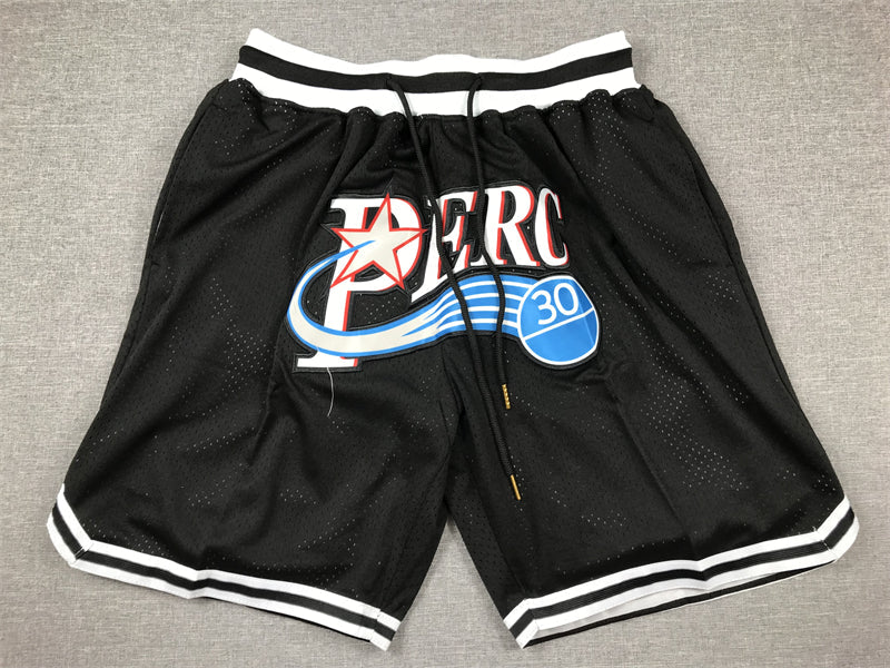 Men's Perc O'Cet #30 Movie Black Basketball Shorts