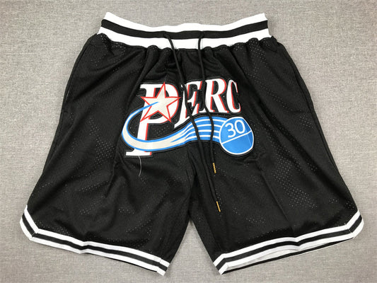 Men's Perc O'Cet #30 Movie Black Basketball Shorts