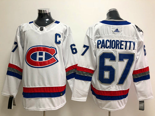 Men's Montreal Canadiens Max Pacioretty #67 White Player Game jersey