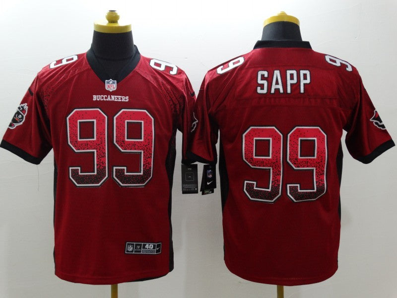 Men's Tampa Bay Buccaneers Warren Sapp #99 Red Game jersey