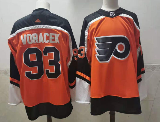 Men's Philadelphia Flyers Jakob Voracek #93 Orange Player jersey