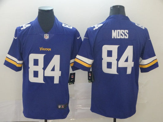 Men's Minnesota Vikings Randy Moss #84 Purple Game jersey