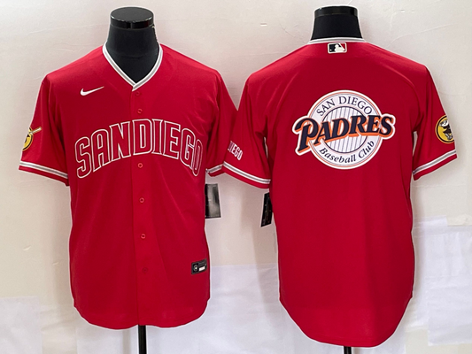 Men's San Diego Padres Red Replica Player jersey
