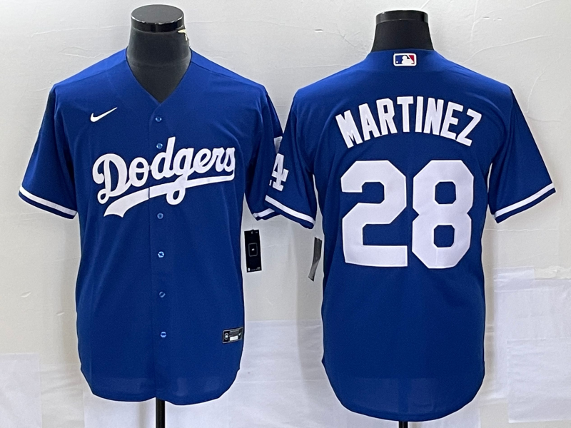 Men's Los Angeles Dodgers J.D. Martinez #28 Royal Replica Player jersey