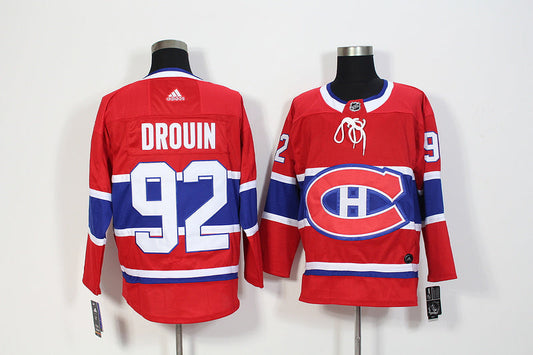 Men's Montreal Canadiens Jonathan Drouin #92 Red Player Game jersey