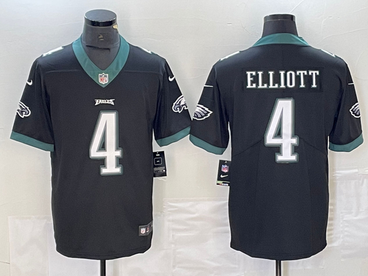 Men's Philadelphia Eagles Jake Elliott #4 Black Game jersey