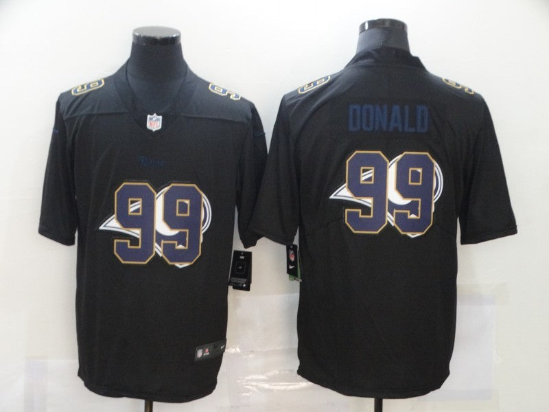 Men's Los Angeles Rams Aaron Donald #99 Black Authentic Game jersey