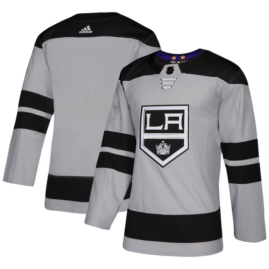 Men's Los Angeles Kings Gray Alternate Authentic Blank jersey
