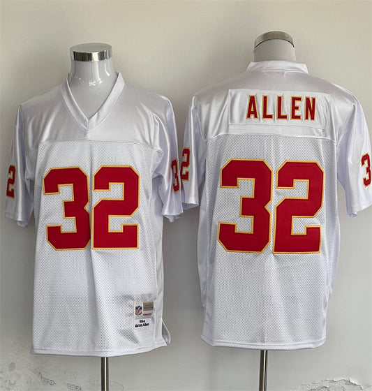 Men's Kansas City Chiefs Marcus Allen Mitchell & Ness White Legacy Replica jersey