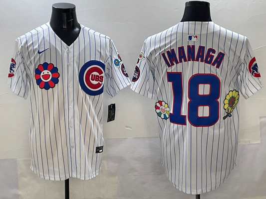 Men's Chicago Cubs Shota Imanaga #18 White Player Jersey