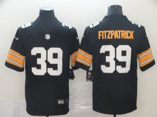 Men's Pittsburgh Steelers Minkah Fitzpatrick #39 Black Player Game jersey