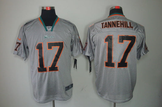 Men's Miami Dolphins Ryan Tannehill #17 Gray Game jersey