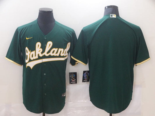 Men's Oakland Athletics Kelly Green Alternate Replica Blank jersey