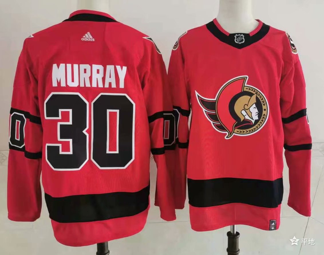 Men's Ottawa Senators Matt Murray #30 Red Player Game jersey