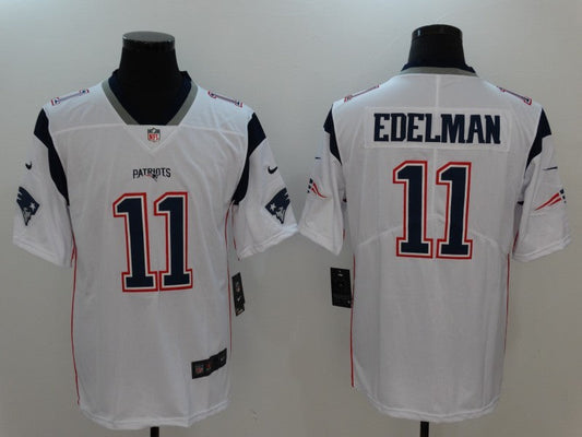 Men's New England Patriots Julian Edelman #11 jersey White