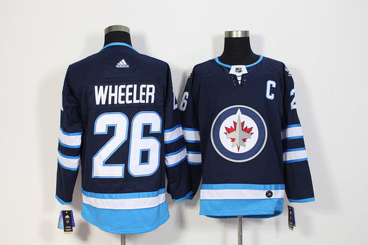 Men's Winnipeg Jets Blake Wheeler #26 Navy Player jersey