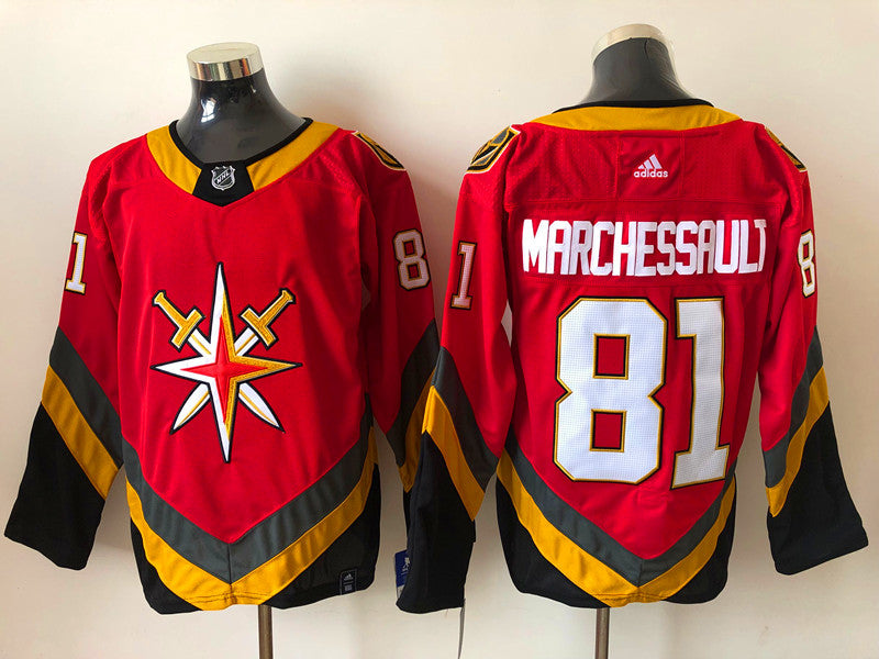 Men's Vegas Golden Knights Jonathan Marchessault #81 Red Breakaway Player jersey