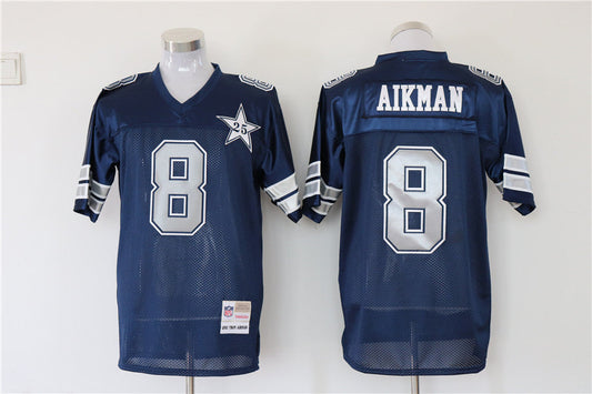 Men's Dallas Cowboys Troy Aikman Mitchell & Ness Navy Legacy Replica jersey