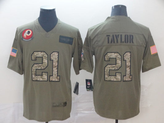 Men's Washington Commanders Sean Taylor #21 Brown Game Player jersey