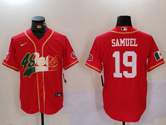 Men's San Francisco 49ers Deebo Samuel #19 Scarlet Game jersey