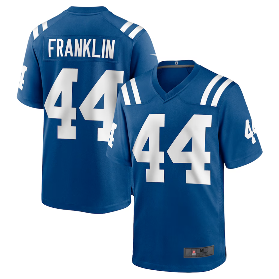 #44 Zaire Franklin Player IN.Colts Game Football Jerseys - Royal