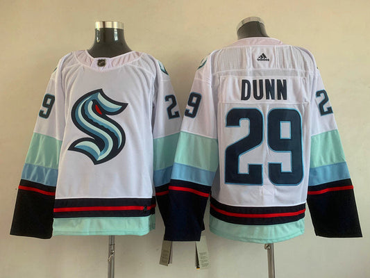 Men's Seattle Kraken Vince Dunn #29 White Home Breakaway Player jersey
