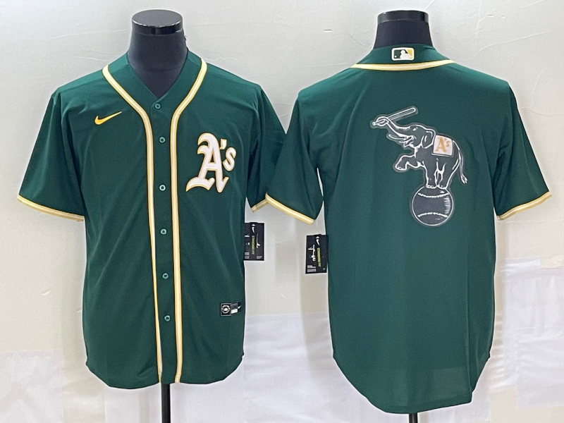 Men's Oakland Athletics Kelly Green Replica Game jersey