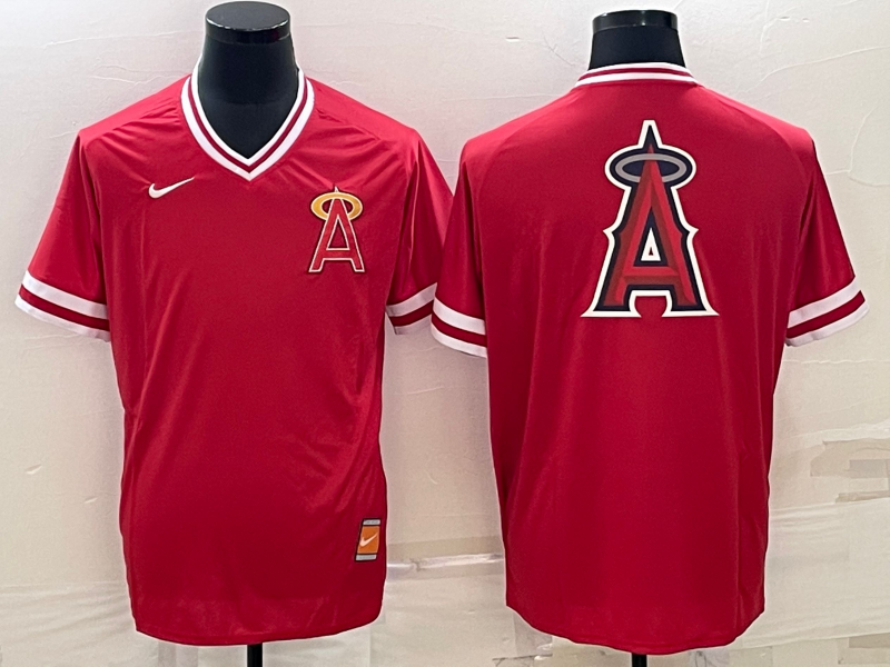 Men's Los Angeles Angels Red Authentic Team jersey