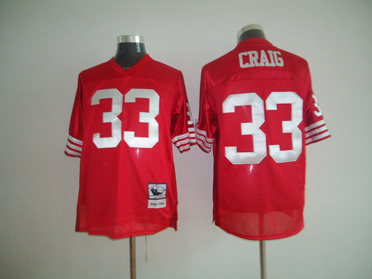 Men's San Francisco 49ers Roger Craig Mitchell & Ness Scarlet Legacy Replica jersey