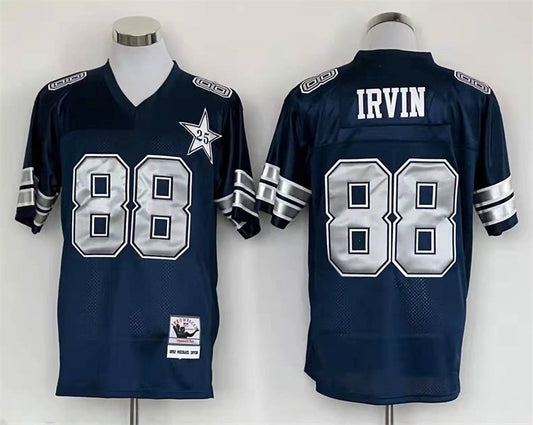 Men's Dallas Cowboys Michael Irvin Mitchell & Ness Navy Legacy Replica Player jersey
