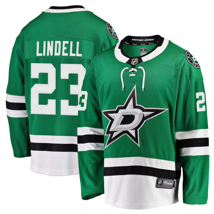 Men's Dallas Stars Esa Lindell #23 Kelly Green Breakaway jersey
