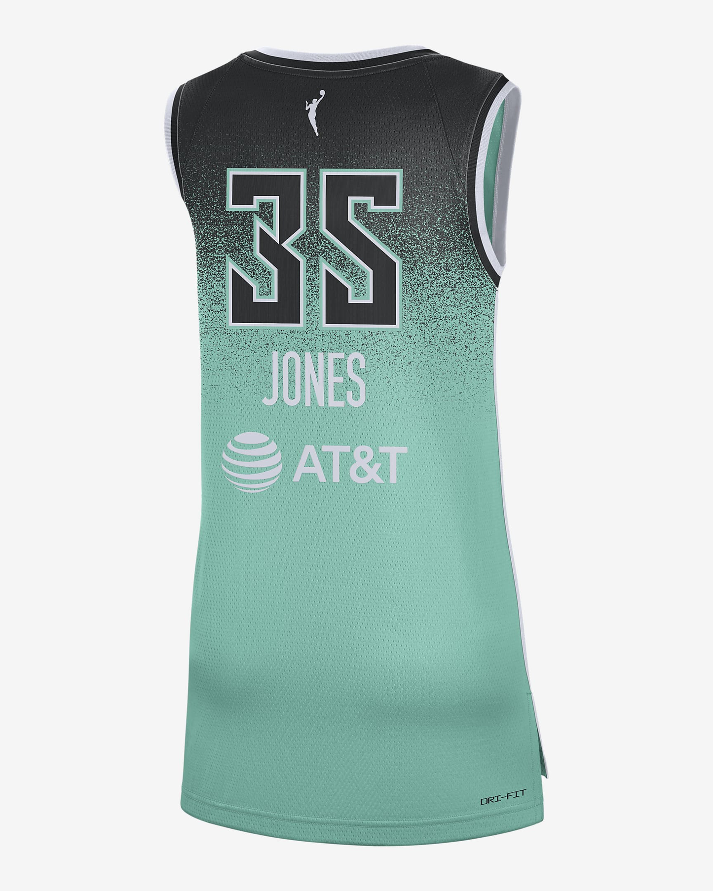 Men's New York Liberty Jonquel Jones #35 Mint Explorer Edition Player Jersey
