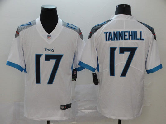 Men's Tennessee Titans Ryan Tannehill #17 White Game jersey