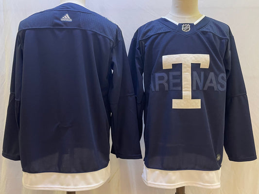 Men's Toronto Maple Leafs Blue Blank Player Game jersey