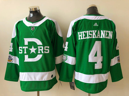 Men's Dallas Stars Miro Heiskanen #4 Green Breakaway Player jersey
