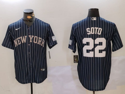 Men's New York Yankees Juan Soto #22 Navy Player jersey