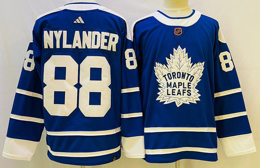 Men's Toronto Maple Leafs William Nylander #88 Blue jersey