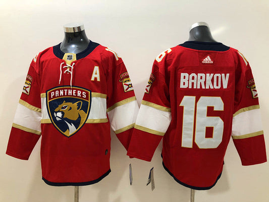 Men's Florida Panthers Aleksander Barkov #16 Red Home Breakaway Player jersey