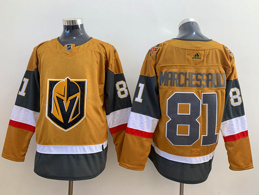 Men's Vegas Golden Knights Jonathan Marchessault #81 Gold Breakaway Player jersey