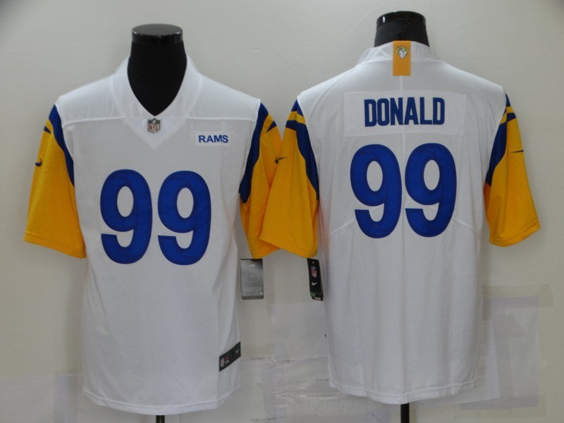 Men's Los Angeles Rams Aaron Donald #99 White Legend jersey