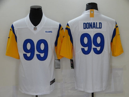 Men's Los Angeles Rams Aaron Donald #99 White Legend jersey