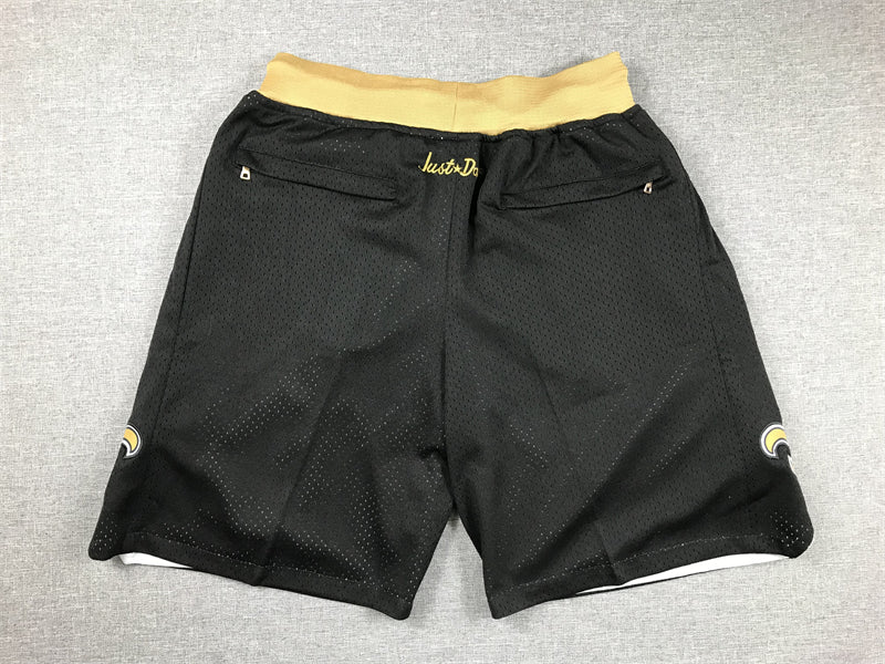 Men's New Orleans Saints Black Pocket Shorts1