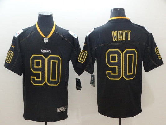 Men's Pittsburgh Steelers T.J. Watt #90 Black Alternate Game jersey