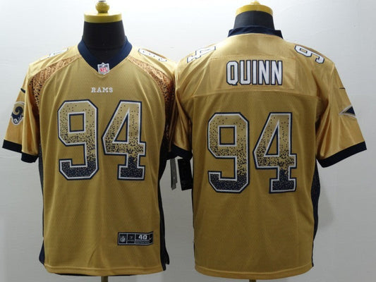 Men's Los Angeles Rams Robert Quinn #94 Yellow Game jersey